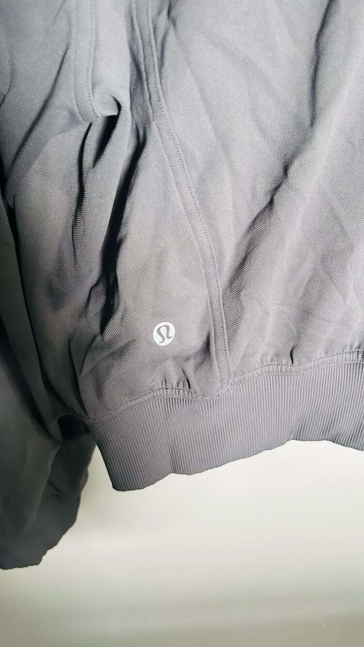 Lululemon Wunder Train Track Jacket Size 4 Graphite Grey pc 134 - Picture 3 of 5